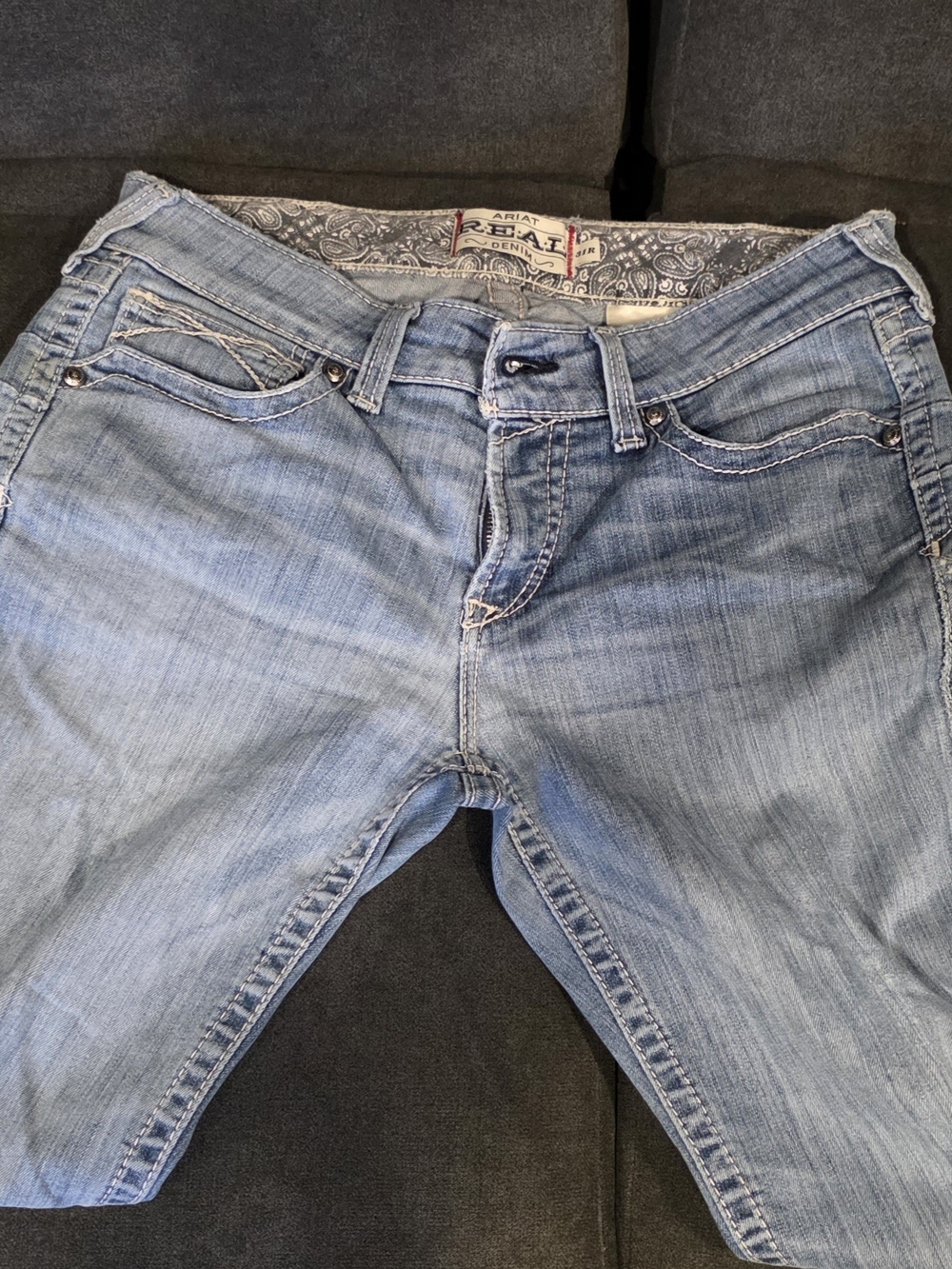 Ariat Women's Light Blue Boyfriend Jeans